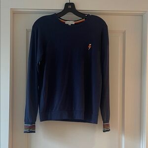 PJ Salvage long sleeve top with Striped Cuffs